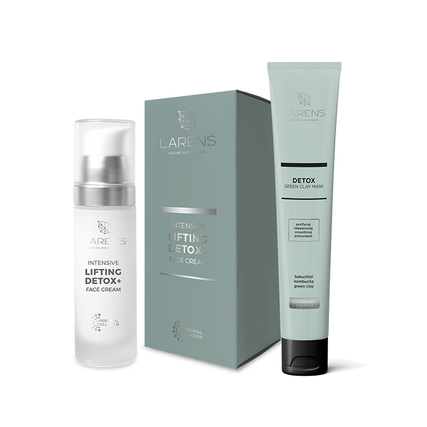 Detox Green Clay Mask 50ml + Lifting Detox+ Face Cream 30ml